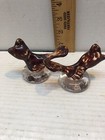 2 Small Hand blown Mixed Glass Birds. Signed & Dated By Artist Jolene Cooper — photo 4