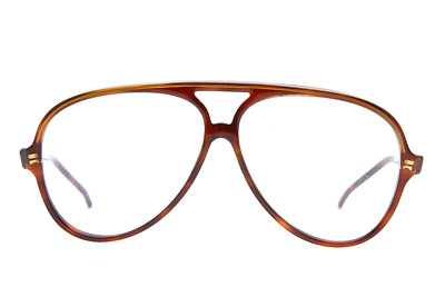   Vintage PERSONAL 122 58 Oversized Tortoise Pilot Glasses 1980s  Unisex