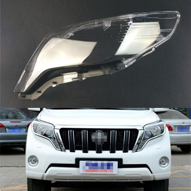 For Toyota Prado 2014 2016 Car Headlight Headlamp Clear Lens Auto