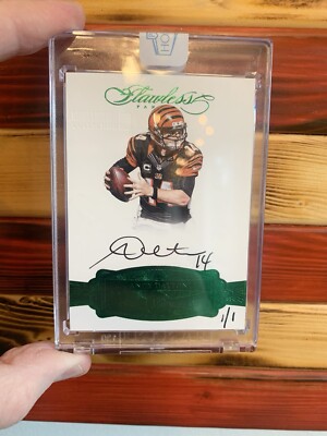 2022 Panini Honors Recollection Collection 2016 Flawless Andy Dalton 1/1 #FSAD 