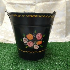 Exclusive Hand-painted Bargeware 16cm Pail/Bucket Ltd edition No 3/10