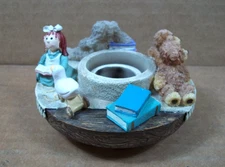 Our America Candle Capper Jar Topper ~ Toys, Books, Bears