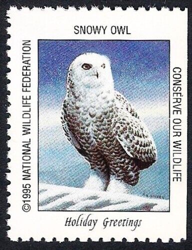 USA 1995 National Wildlife Federation - White Owl - Picture 1 of 1