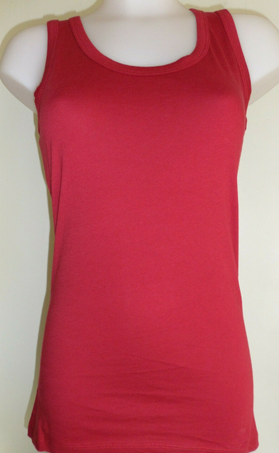 Ex New Look Ladies Super Soft Stretch 100 Cotton Vest Top Size Uk 10