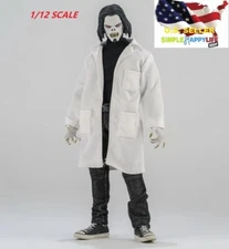 1/12 White lab coat for 6" figure doctor SHF Nota Mezco MixMax PHICEN ❶USA❶