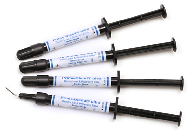 Prime Dent - 4 X 2g Prime Blend Ultra Dentin Liner Base With Tips FREE SHIPPING