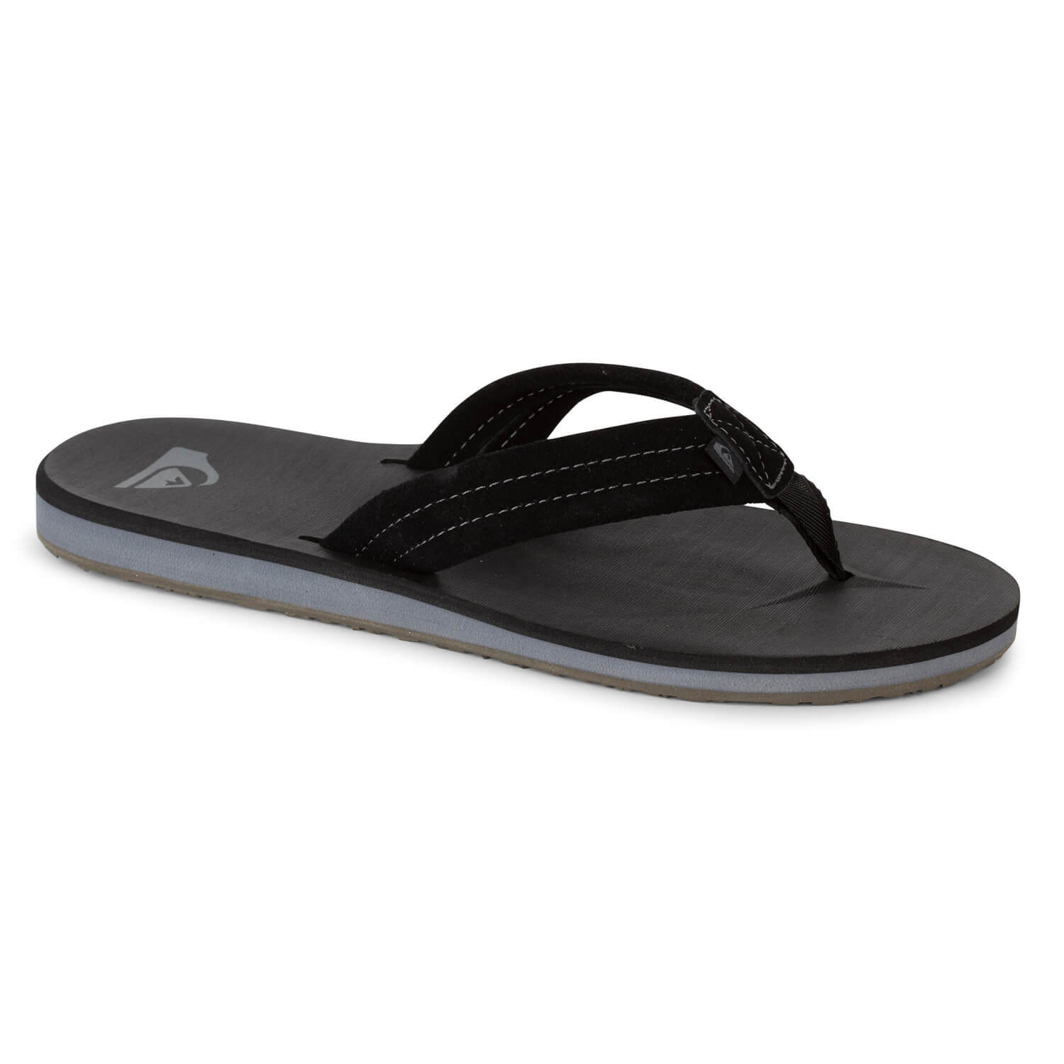 Вьетнамки Quiksilver Sandalen Carver из замши на подошве черного цвета 6890₽