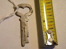 VINTAGE CORBIN CABINET LOCK CO. NEW BRITAIN CONN. U.S.A. FLAT KEY STAMPED  50TB6