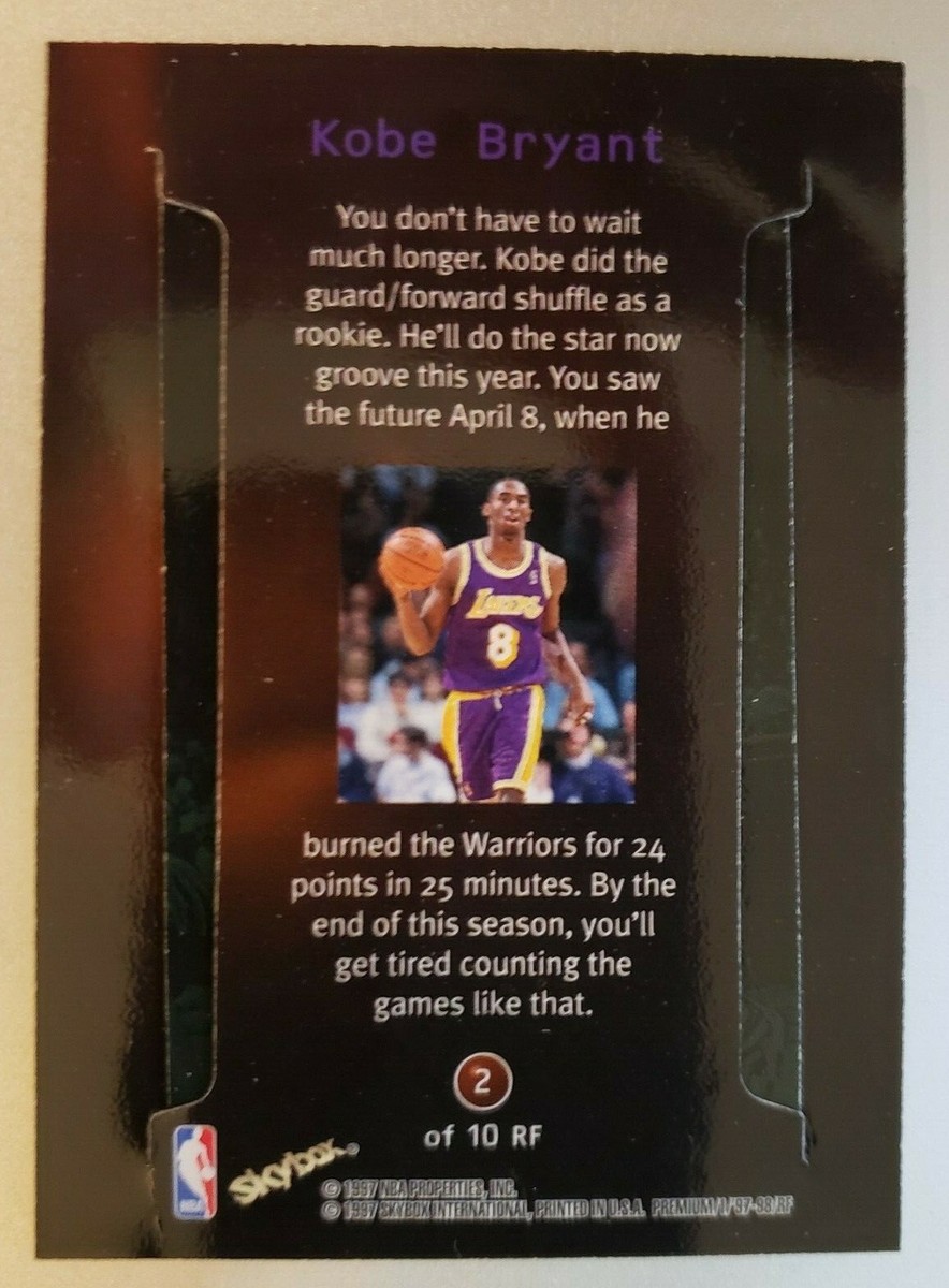 Skybox 1997-98 プレミア価格 NO.2 VIP US Z-Force Graded 8 PSA Bryant Kobe #88 Zforce 趣味