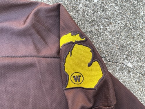 WESTERN MICHIGAN BRONCOS K1 SPORTSWEAR ADULT 3XL STITCHED HOCKEY JERSEY - Picture 4 of 8