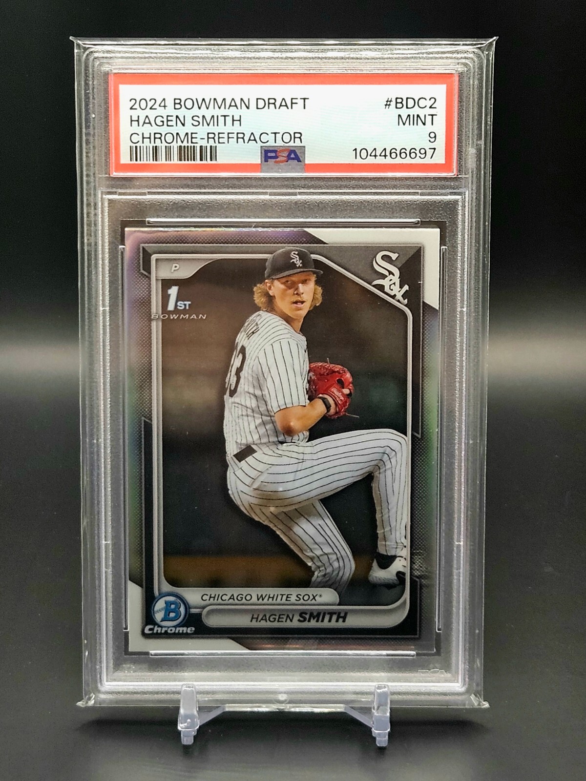 HAGEN SMITH 2024 Bowman Draft - Chrome #BDC-2 Refractor (RC) PSA 9