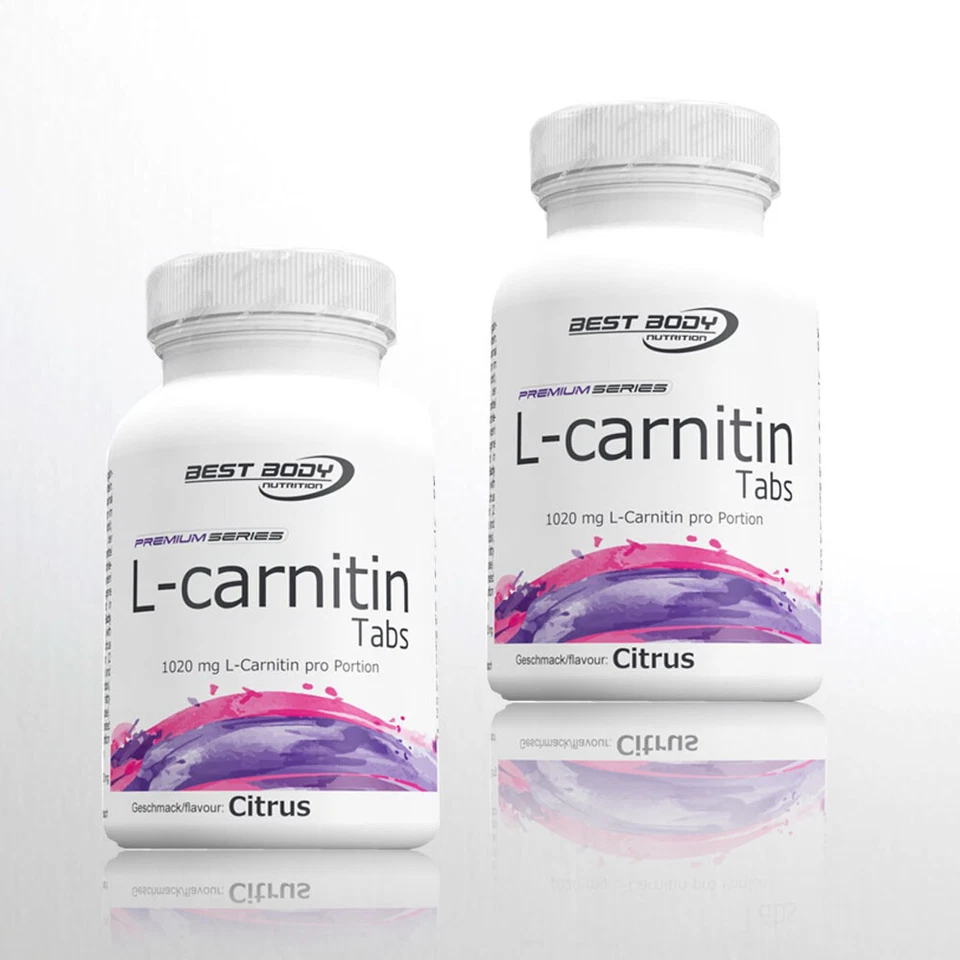 Best Body Nutrition L-Carnitin 2 x 60 Tabletten Lutschtabletten 84,85€/kg - Bild 2 von 3