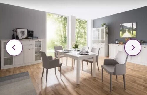 SALE Wayfair COBURG WHITE EXTENDING DINING TABLE