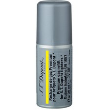 S.T. Dupont Reusable Gold Yellow Butane Gas, Use With Ligne 2 and Ligne 1, New