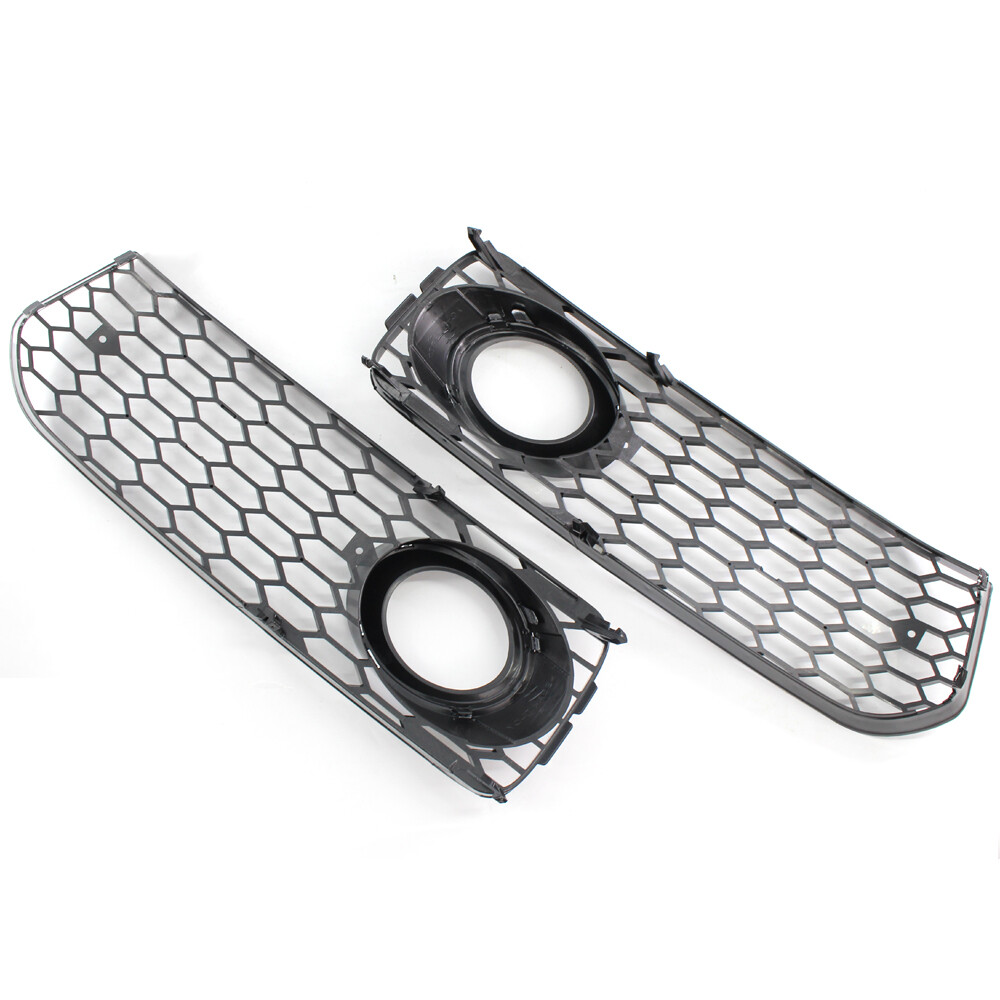 Chrome Fog Light Grill Grille Cover for Audi A5 SLine S5 B8