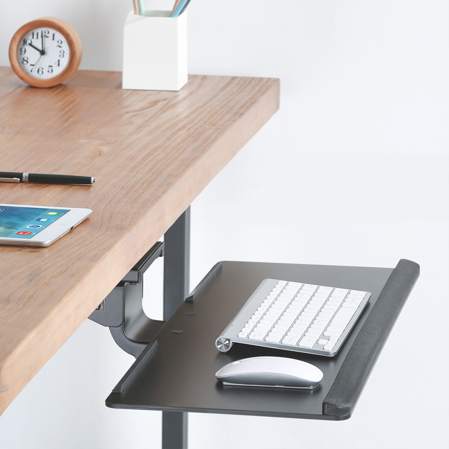 Support Clavier et Souris Réglable Maclean Support Ergonomique Sous Table - 2