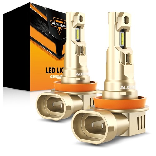 4X AUXBEAM H9 H11 LED Headlight High Low Bulbs 6500K For Toyota Tacoma 2016-2024 - Picture 2 of 12