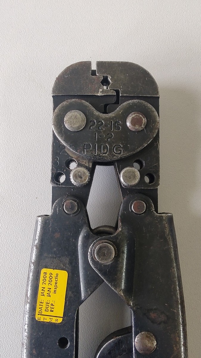 AMP 22-16 1-2 PIDG Hand Crimp Tool | eBay