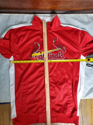 Majestic St. Louis Cardinals Full Zip Track Jacket Men's
