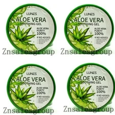ALOE VERA GEL 100% Pure Moisturizer For Face And Body 300ml / 10.5 oz ( 4 Pack )