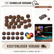 20 Billard Queue Spitzen 13 mm Ersatzspitzen ...