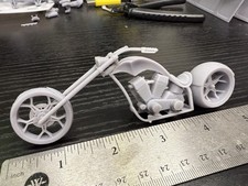 1/25 3d 12k Printed Custom Chopper Kit