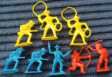 Tim Mee Toys -cowboys  Indians-set of 8