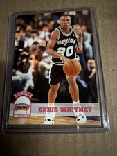 1993/94 Skybox NBA Hoops #406 Chris Whitney San Antonio Spurs Rookie SKU:504