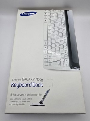 Samsung Galaxy Tab 10.1 Keyboard Dock weiß verpackt mit Handbuch unbenutzt.