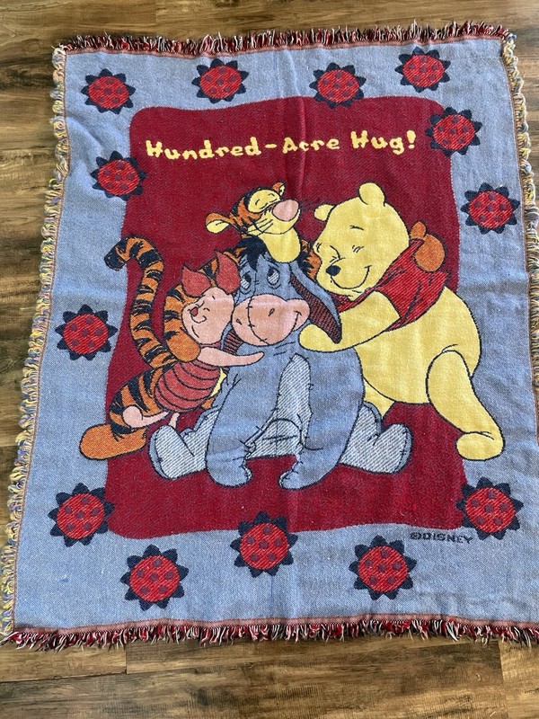 Disney Winnie the Pooh and Friends Hundred Acre Hug Throw Blanket 53"x43”