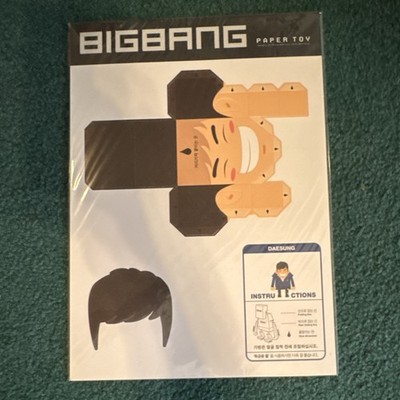 BIGBANG Paper Toy Set G-Dragon Taeyang TOP Daesung Seungri