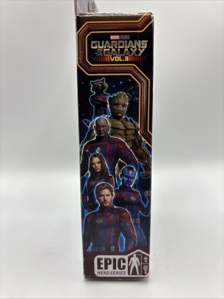 Marvel Guardians of the Galaxy Vol 3 Epic Hero Series 1 Drax Classic 4” 2023 - Imagem 3 de 4