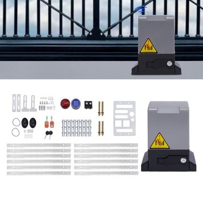 Electric Automatic Sliding Gate Opener Motor 600KG Driveway Security Kit Racks