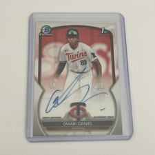 2023 Bowman Chrome - Prospect Autographs #CPA-OD Omari Daniel (AU, RC)