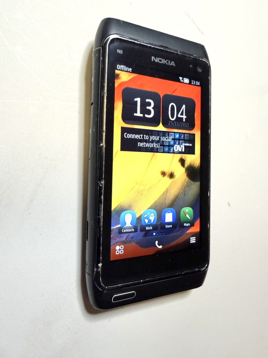 Nokia N8 16GB Carl Zeiss 12MP Camera Classic Symbian Smartphone