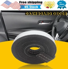 Car Accessories Door Dashboard Gap PU Leather Line Strip Stickers Mouldings Trim