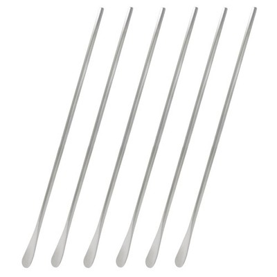 Murtenze 6 Pack Silver Coffee Stirrers Spoon, Stainless 10.3 Inch, 