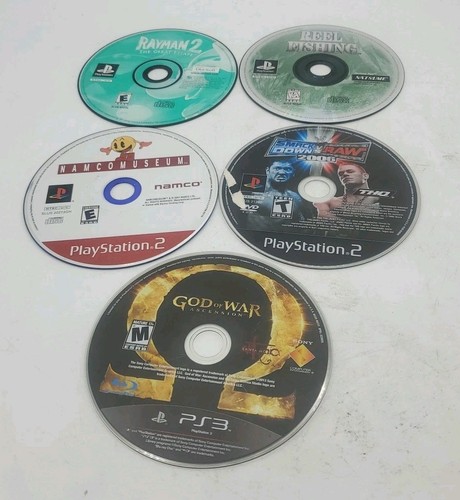 2 giochi ps1, 2 ps2 e 1 ps3 - solo disco