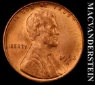 1952-S Lincoln Wheat Cent - Choice Gem Brilliant Uncirculated  No Reserve #L5020