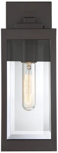 Quoizel Westover 14 1/4" High Bronze Outdoor Wall Light - Picture 3 of 4