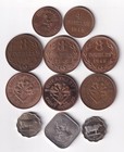 Guernsey 11 coins 1945-1966 all different & listed #16
