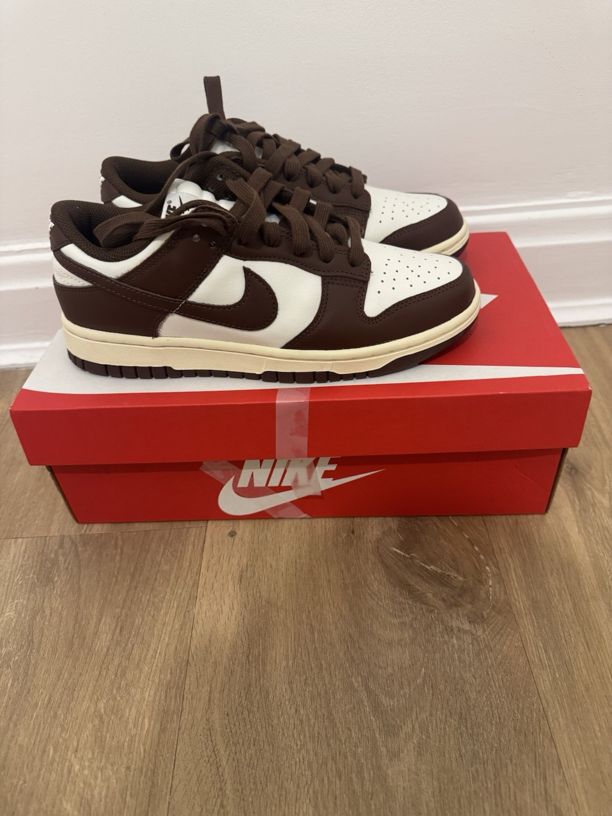 Nike Dunk Low Para Mujer Vela/Cacao Wow-Leche de Coco Reino Unido Talla 5