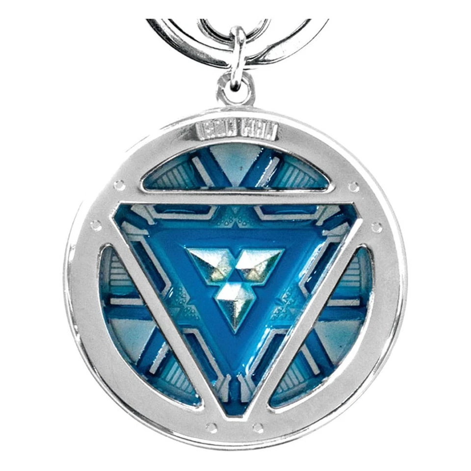 Porte-clés en métal Marvel Iron Man Arc Reactor Monogram Int. - Photo 1/1