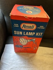 Rexall Sun Lamp Tested Works Complete Tan At Home vintage