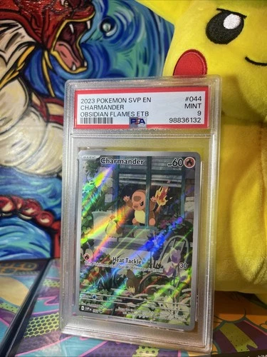 Pokémon TCG Charmander Obsidian Flames #044 SVP Black Star Promo Psa 9