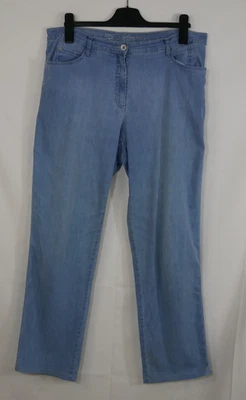 Damen BRAX Exclusiv PETER HAHN Stretch Jeans Hose Blau Modell NICOLA Größe 44 - Bild 1 von 4