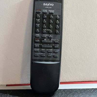 SANYO VWM-330 OEM Remote Control for VCR Model VWM-330