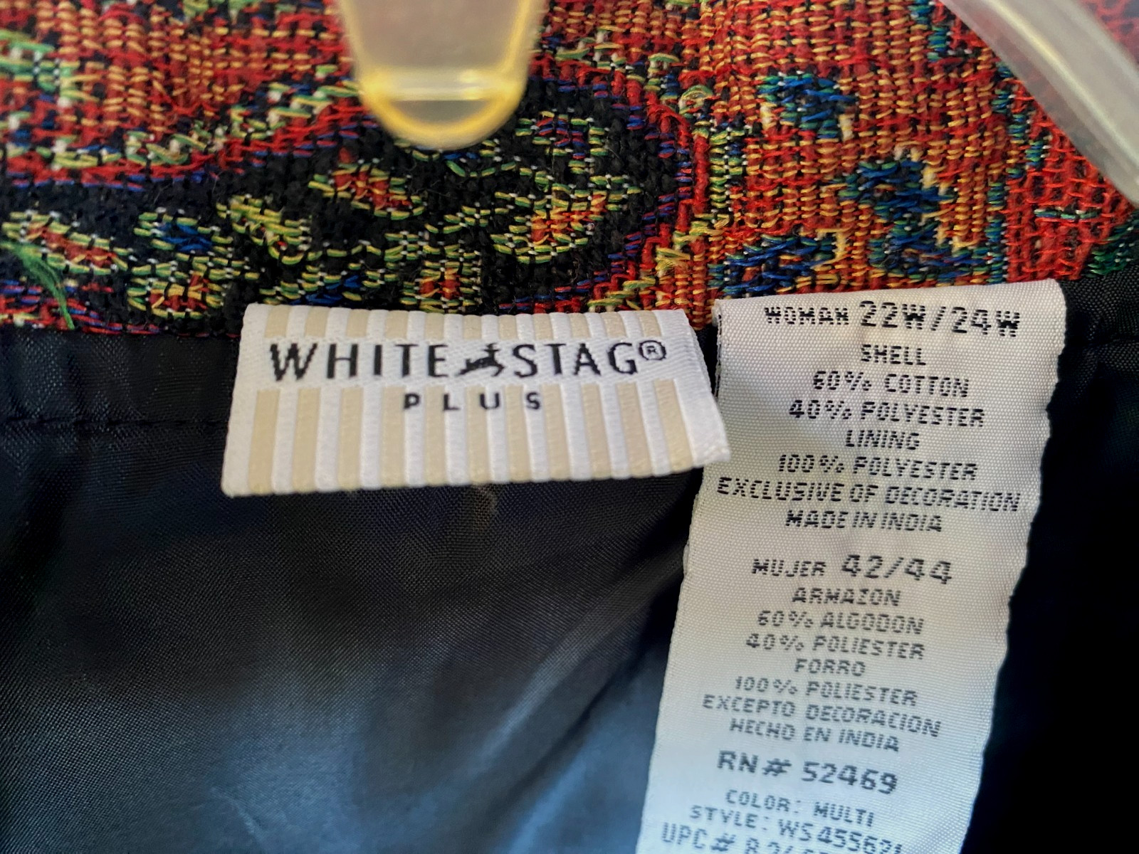 WHITE STAG PLUS..TAPESTRY..PATCHWORK..BEADED..LIN… - image 6