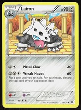 Lairon 79/124 Uncommon Dragons Exalted Pokemon EN Lightly Played