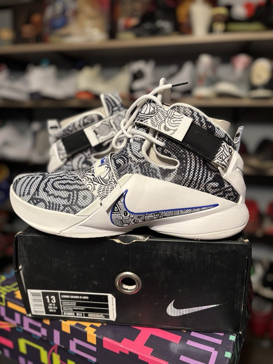 シューズ(男性用) NIKE LEBRON SOLDIER 9 30cm Size 13 - Nike LeBron Soldier 9 LE Freegums - White | eBay